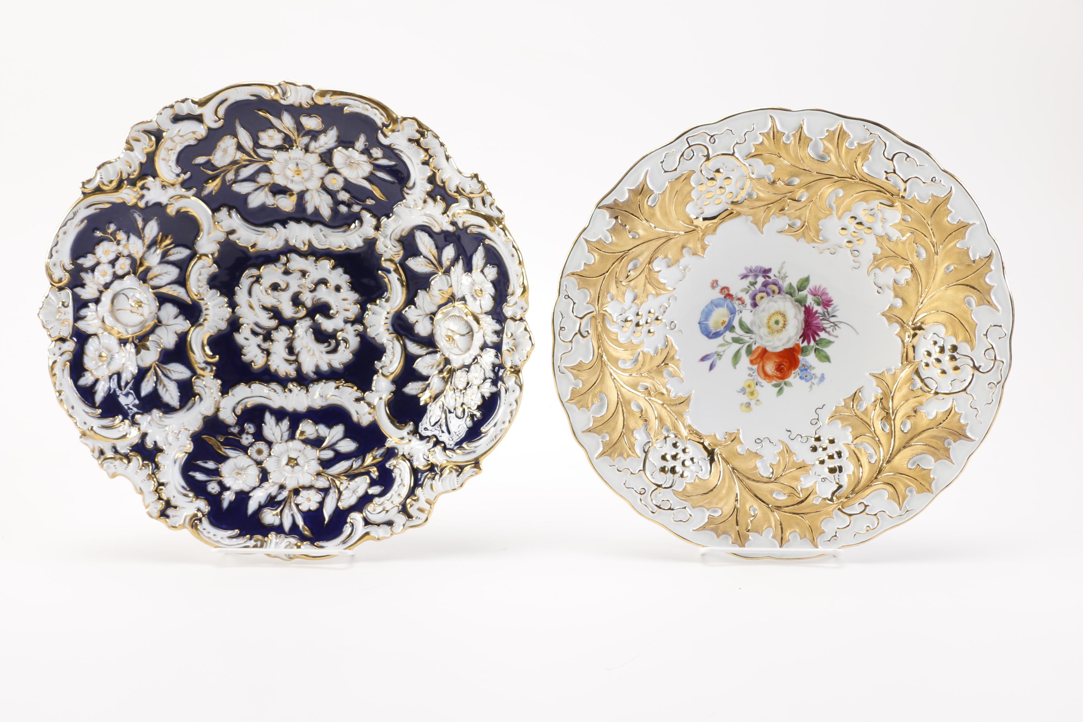 Vintage Meissien Chargers/Serving Plates