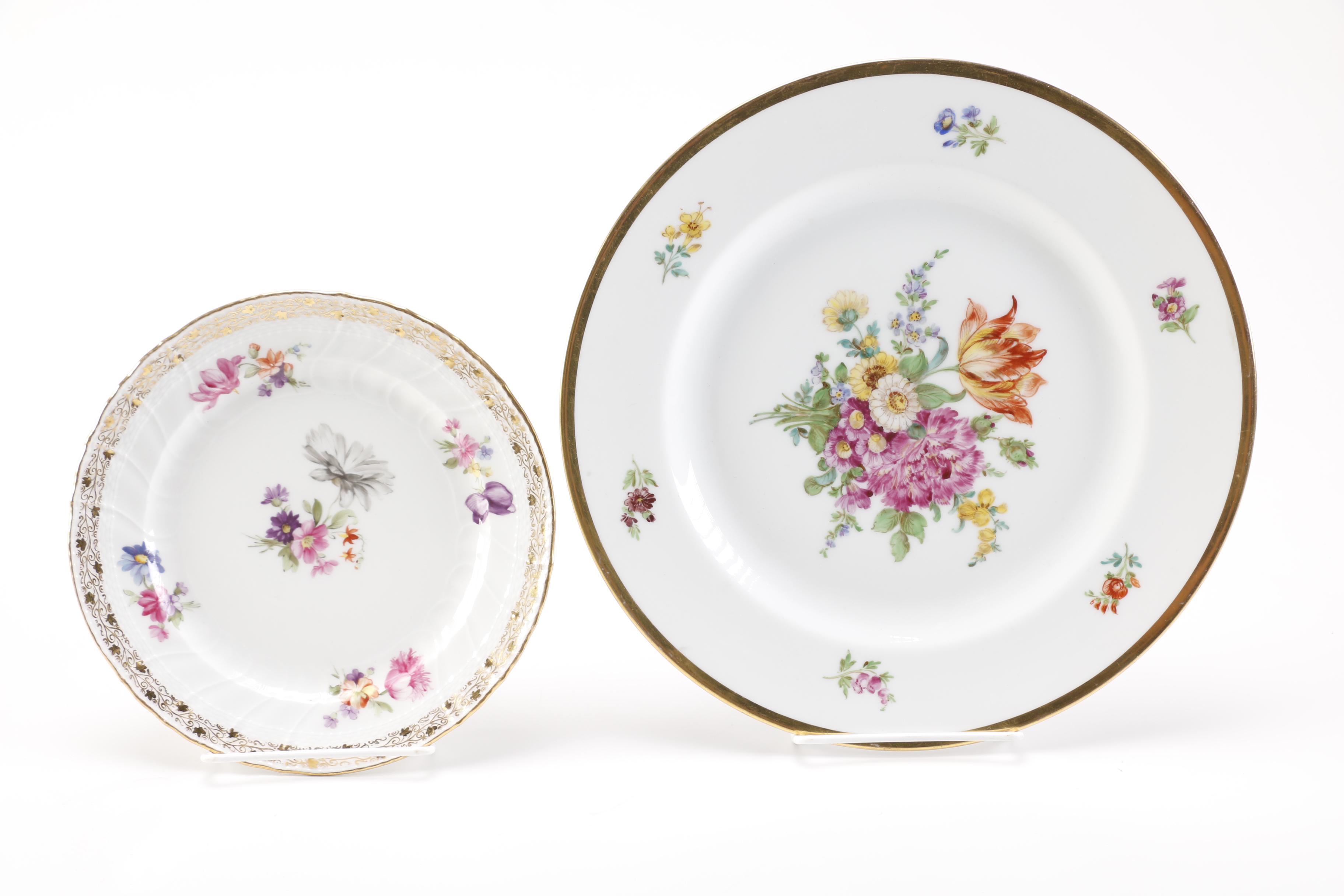 Vintage Meissien Chargers/Serving Plates