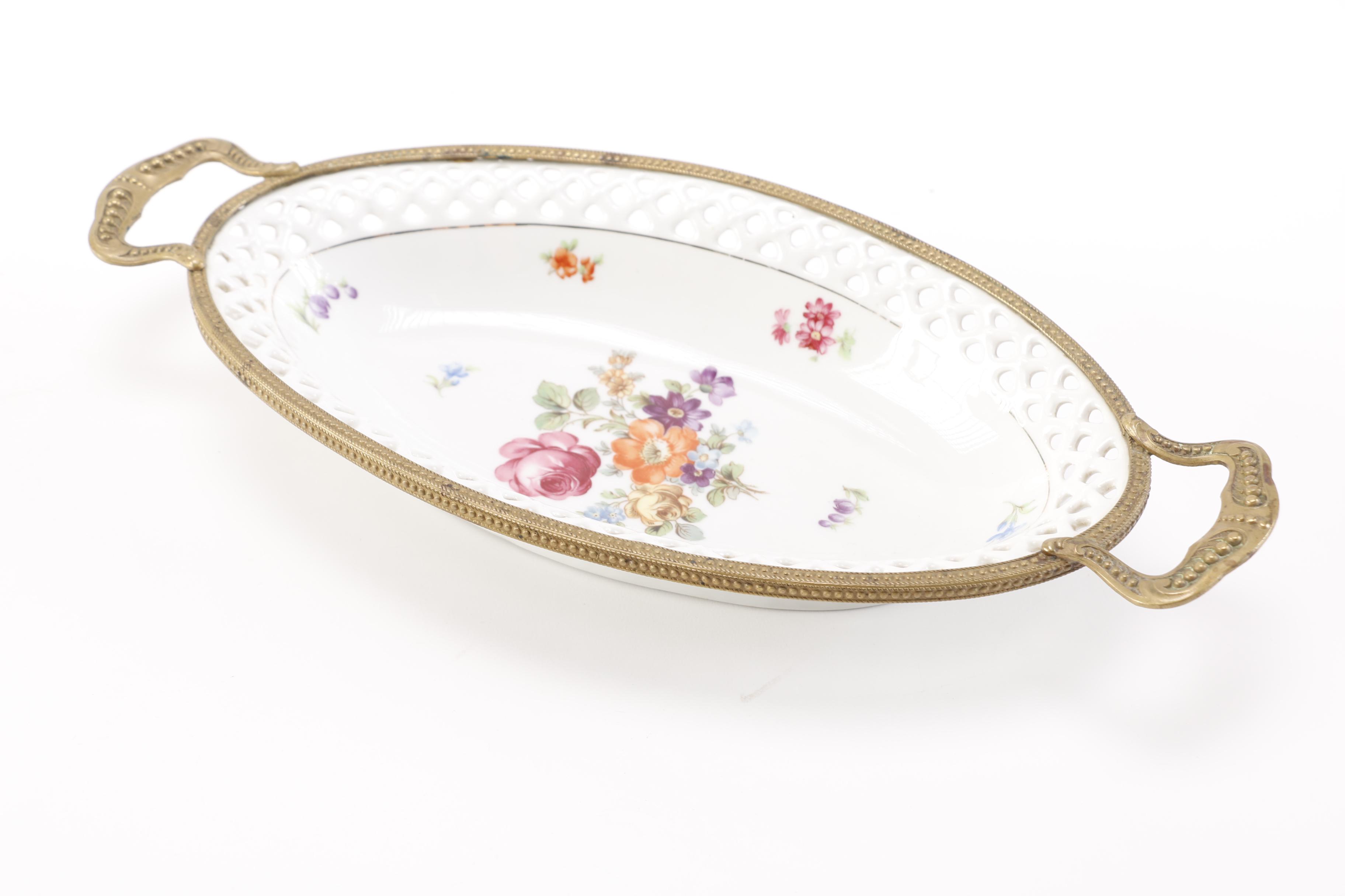 Vintage Meissien Chargers/Serving Plates