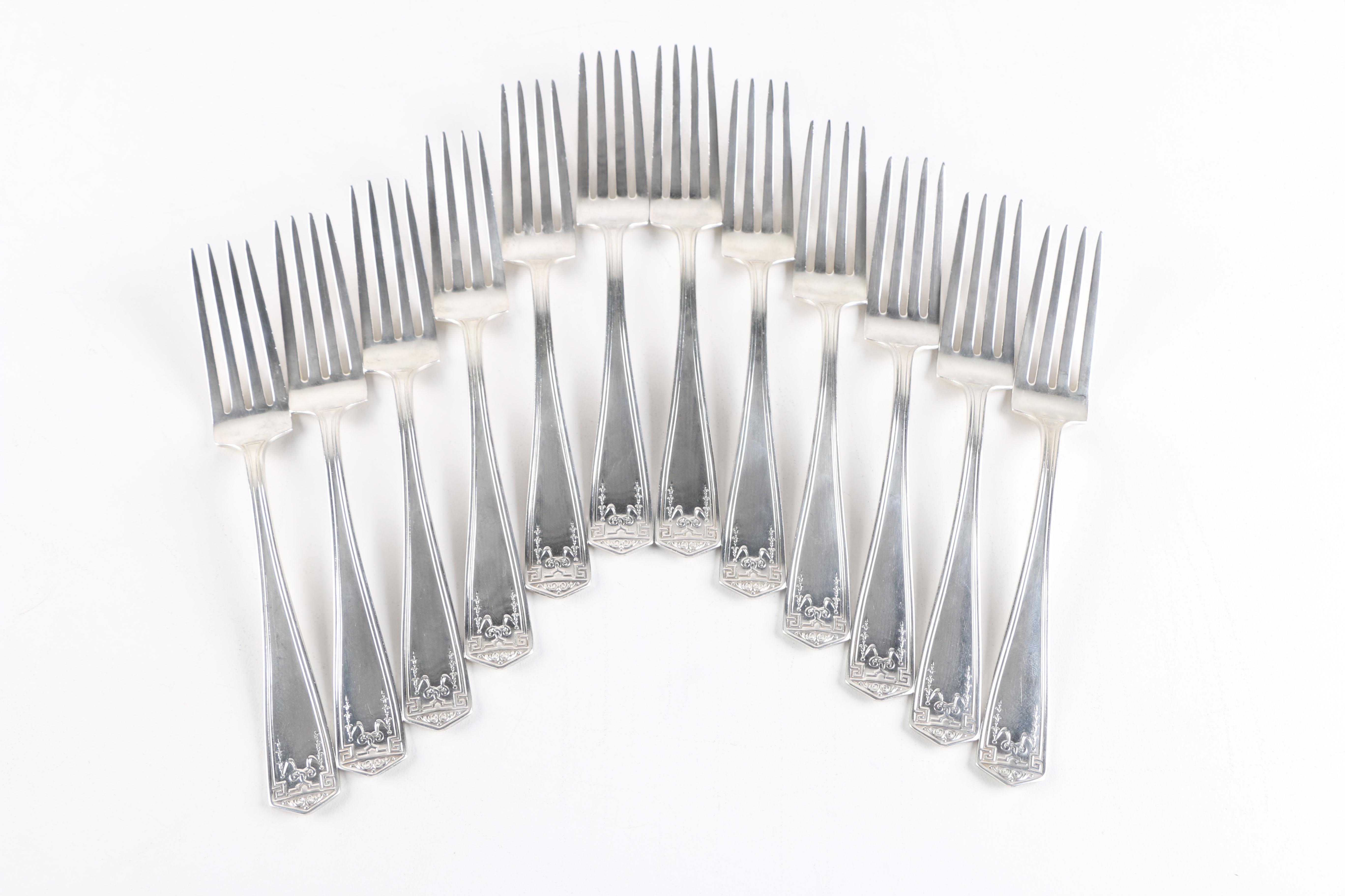 International Silver Co. Sterling Silver "Devonshire" Flatware