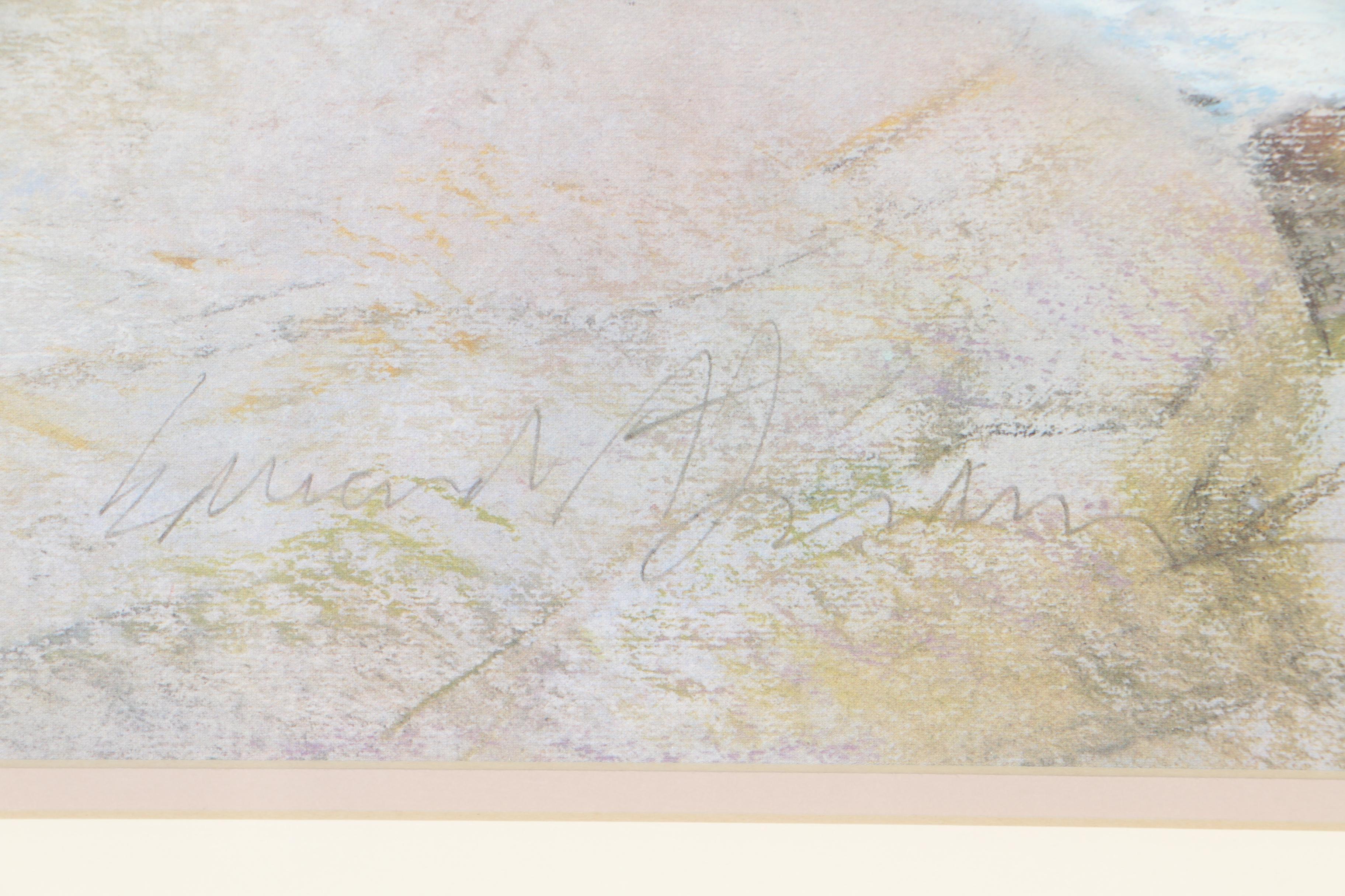 Ocean Scene Offset Lithograph