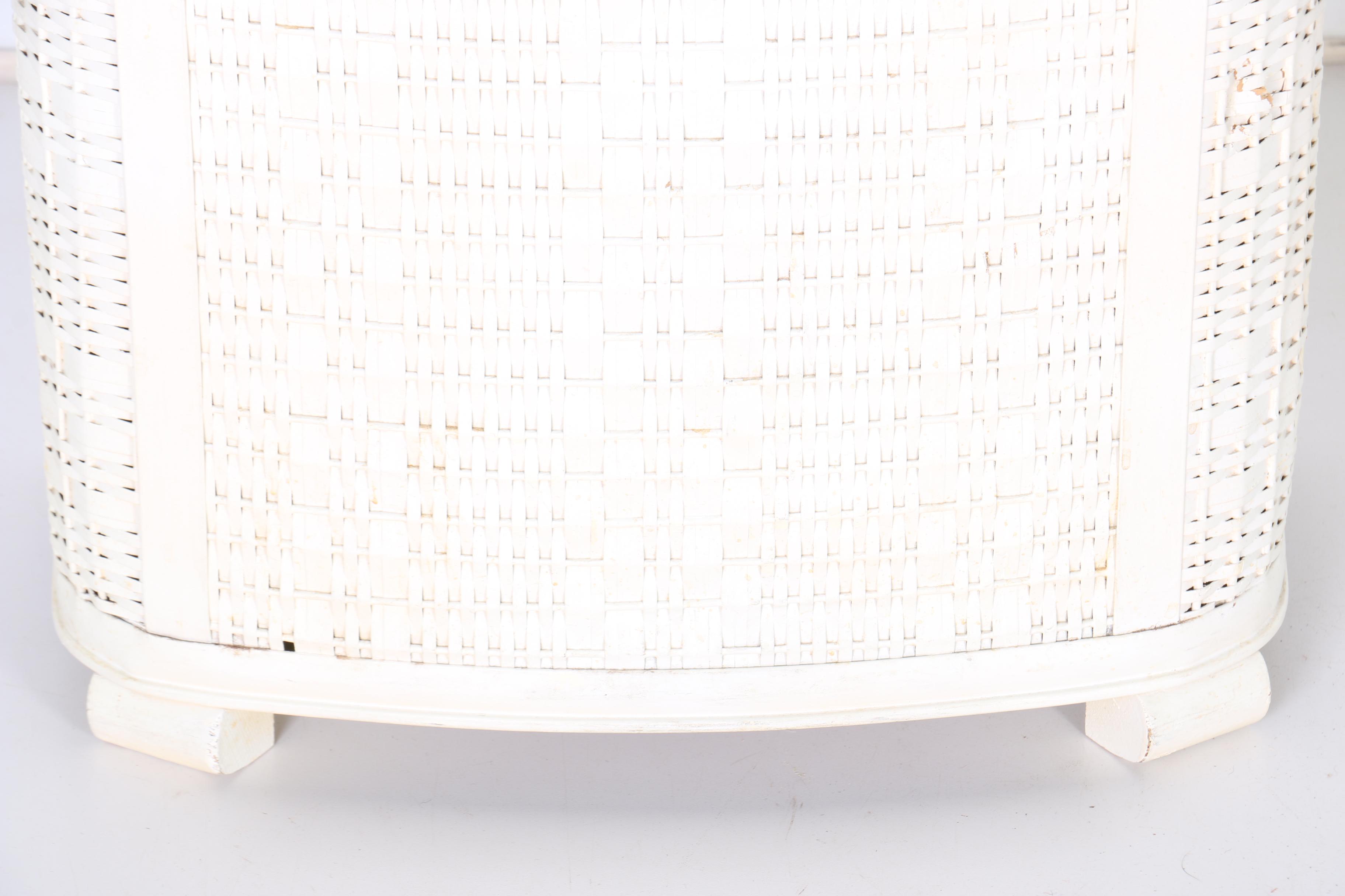 Vintage Mid-Century Pearlwick Hamper