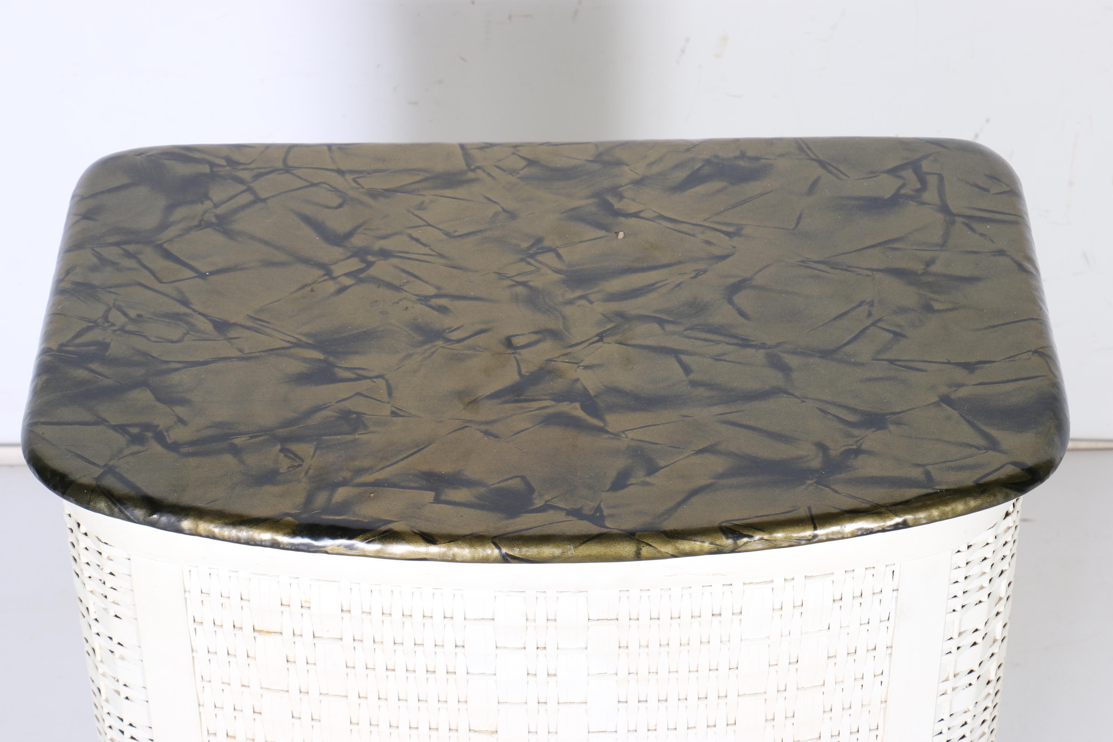 Vintage Mid-Century Pearlwick Hamper