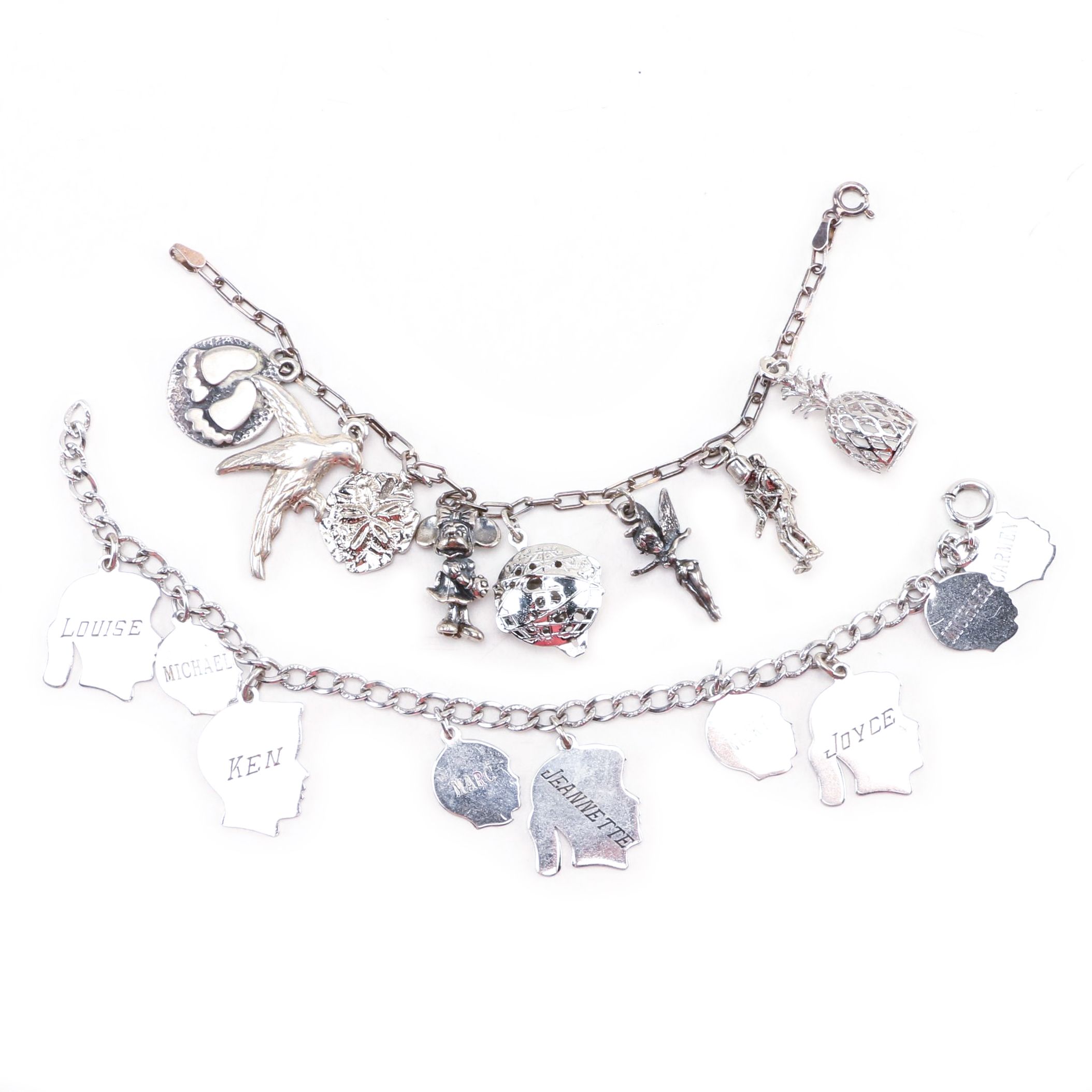 Sterling Silver Charm Bracelets