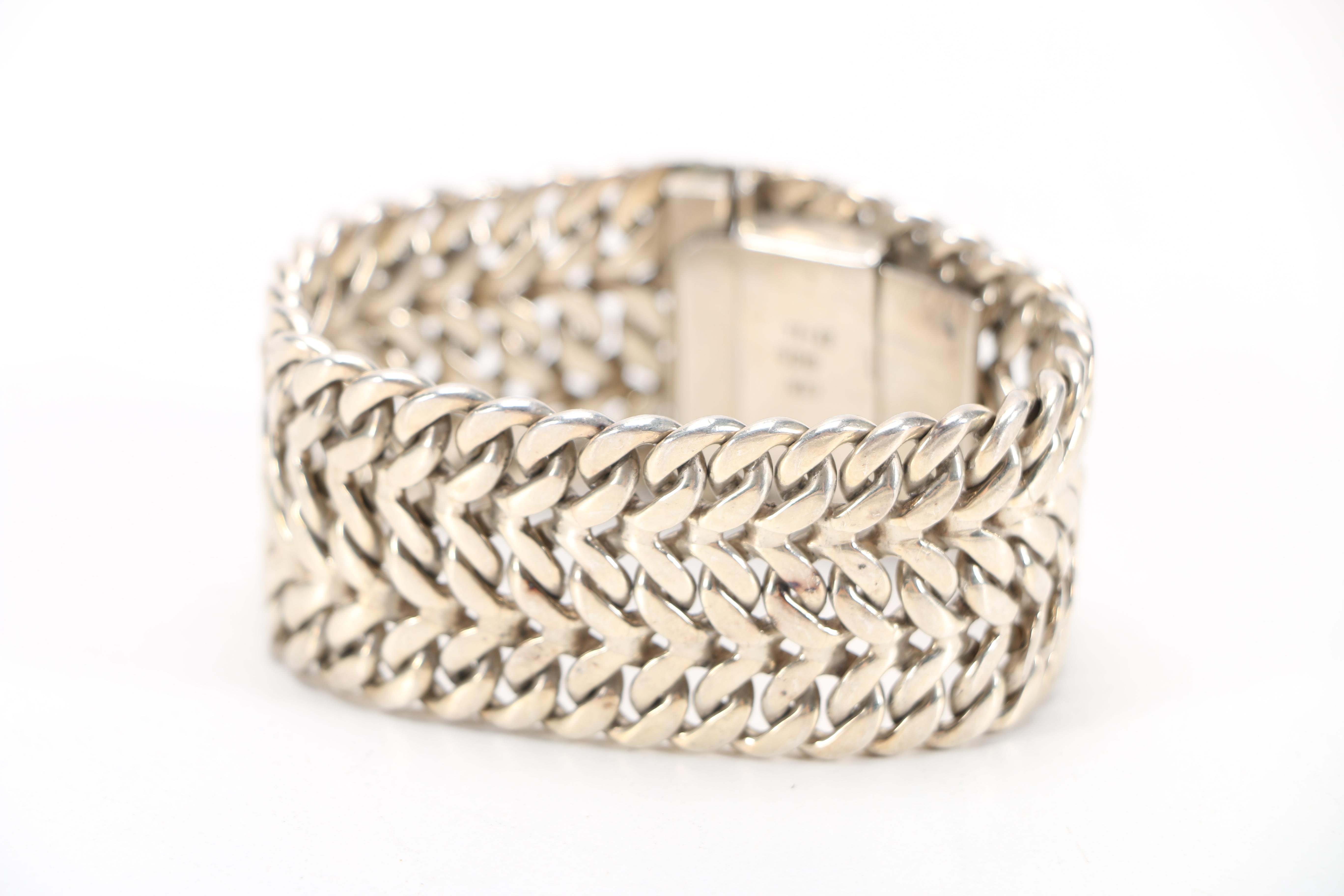 Sterling Silver Necklace and Bracelet