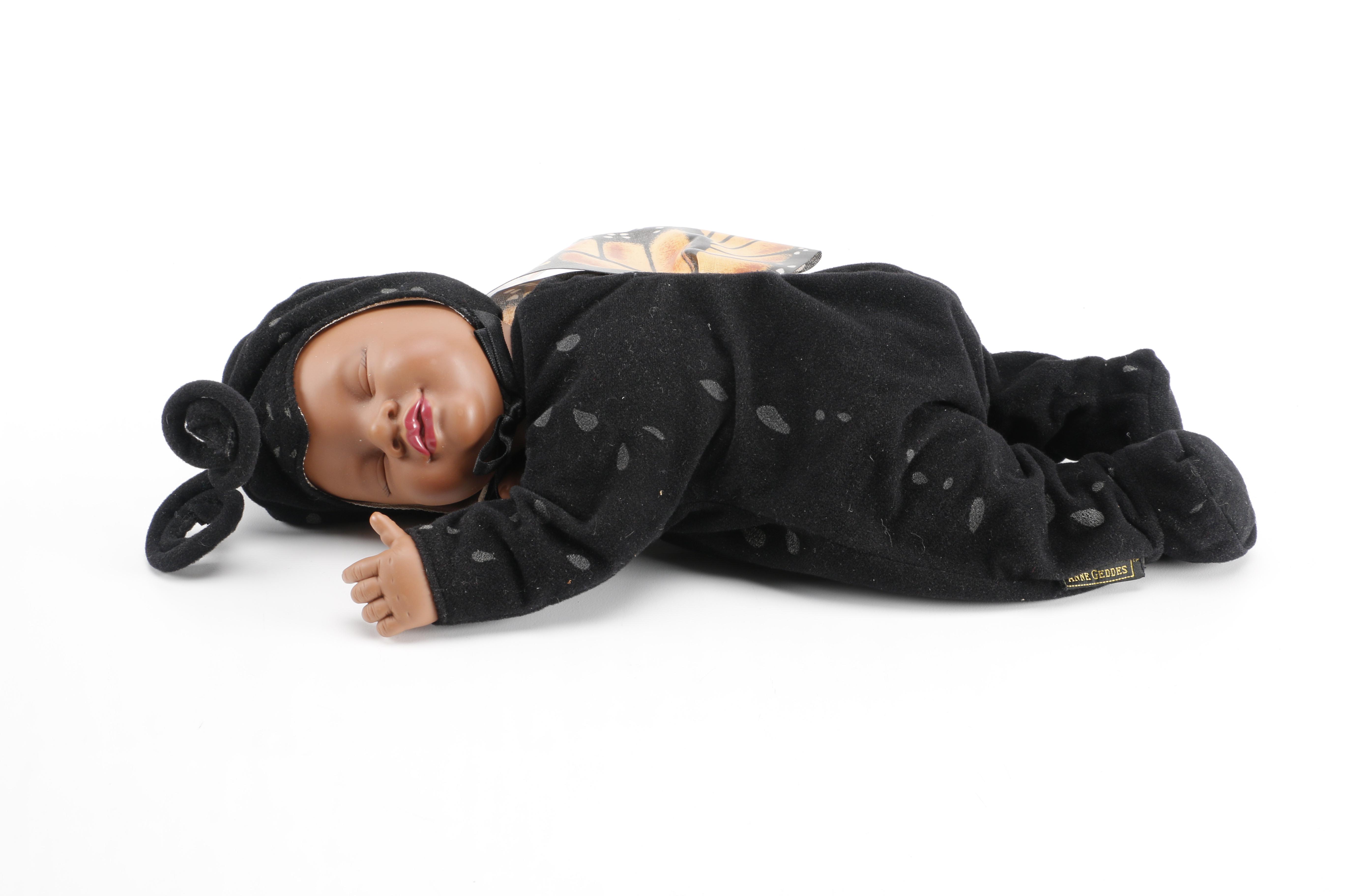 Anne Geddes Dolls of Sleeping Babies Dressed As Animals