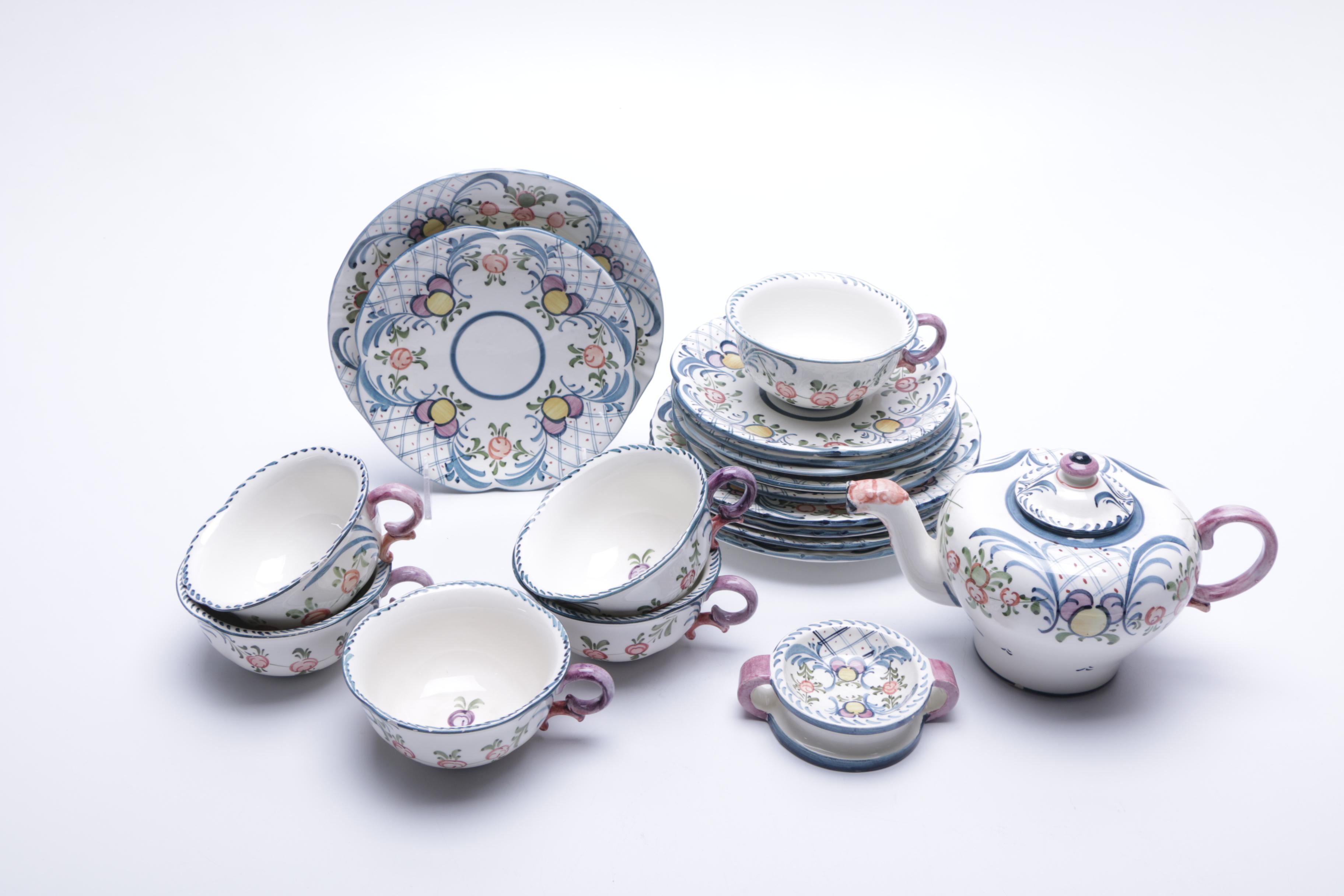 Vintage Georg Schmider "Favorite" Ceramic Tableware Set