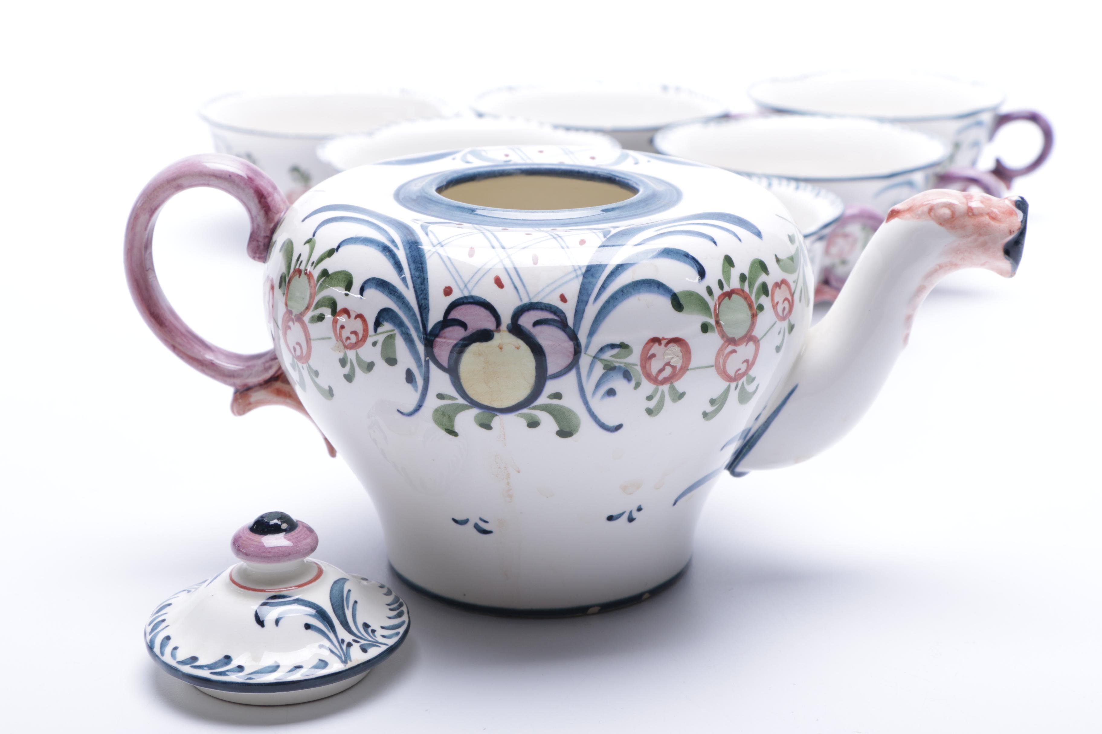 Vintage Georg Schmider "Favorite" Ceramic Tableware Set