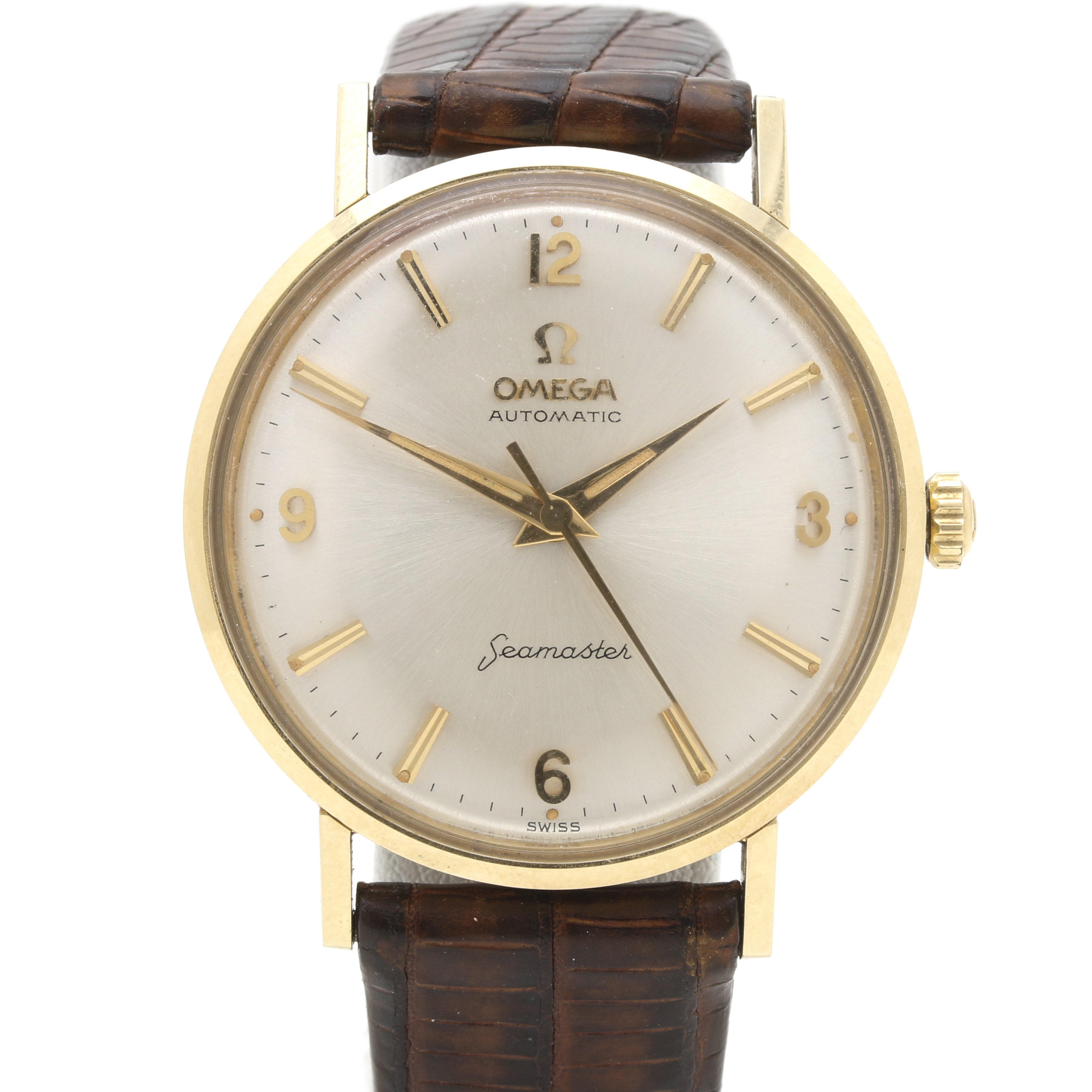 Omega 14K Yellow Gold "Seamaster" Automatic Watch