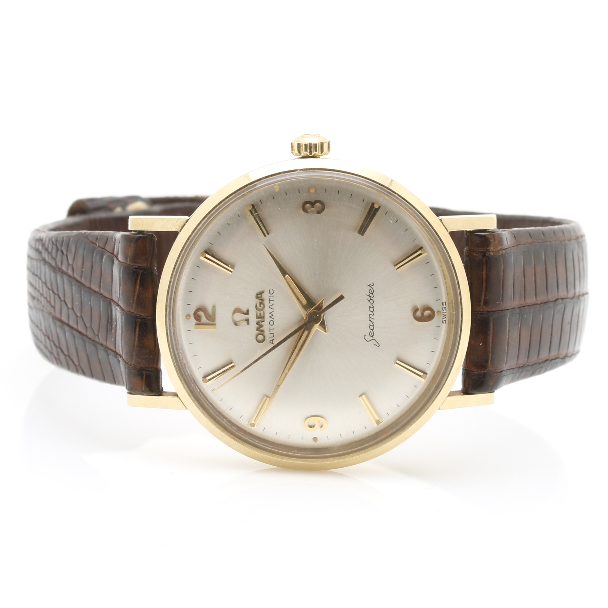Omega 14K Yellow Gold "Seamaster" Automatic Watch