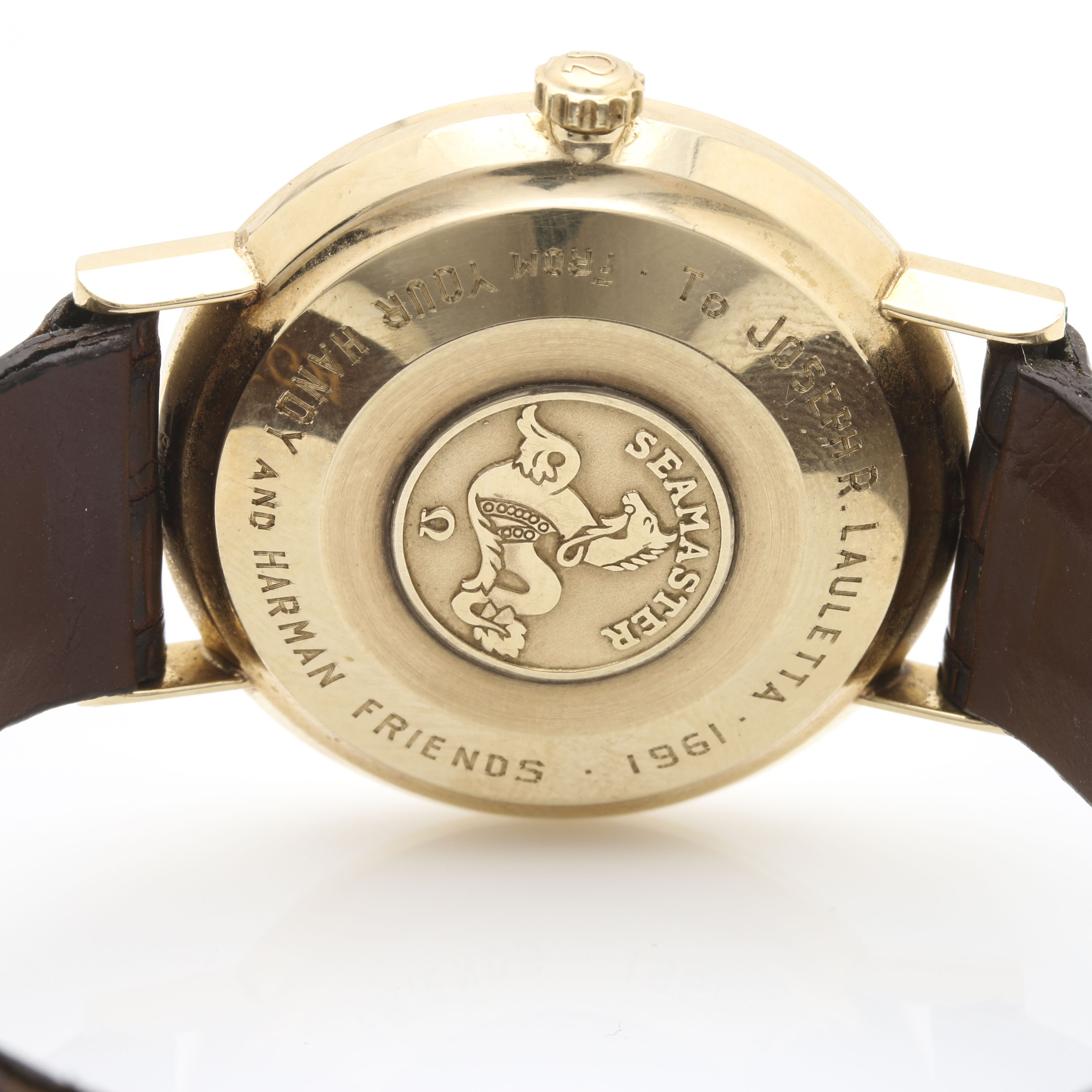 Omega 14K Yellow Gold "Seamaster" Automatic Watch