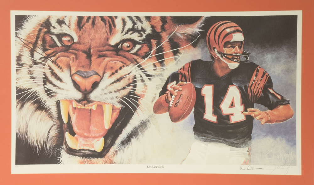 Ken Anderson Signed Print