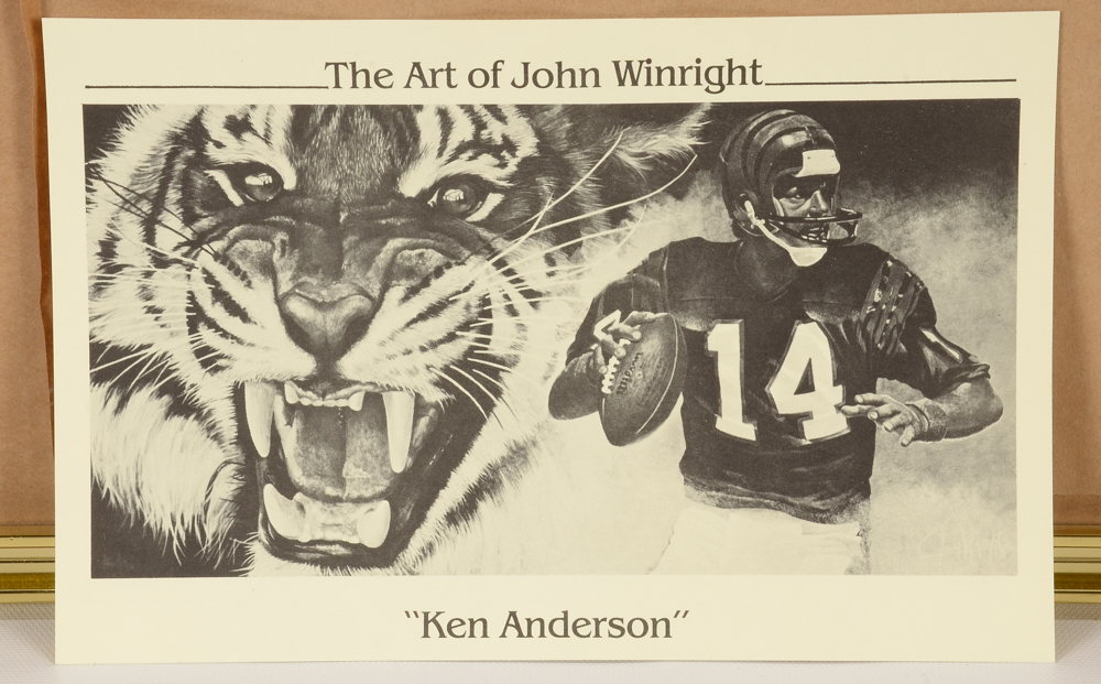 Ken Anderson Signed Print
