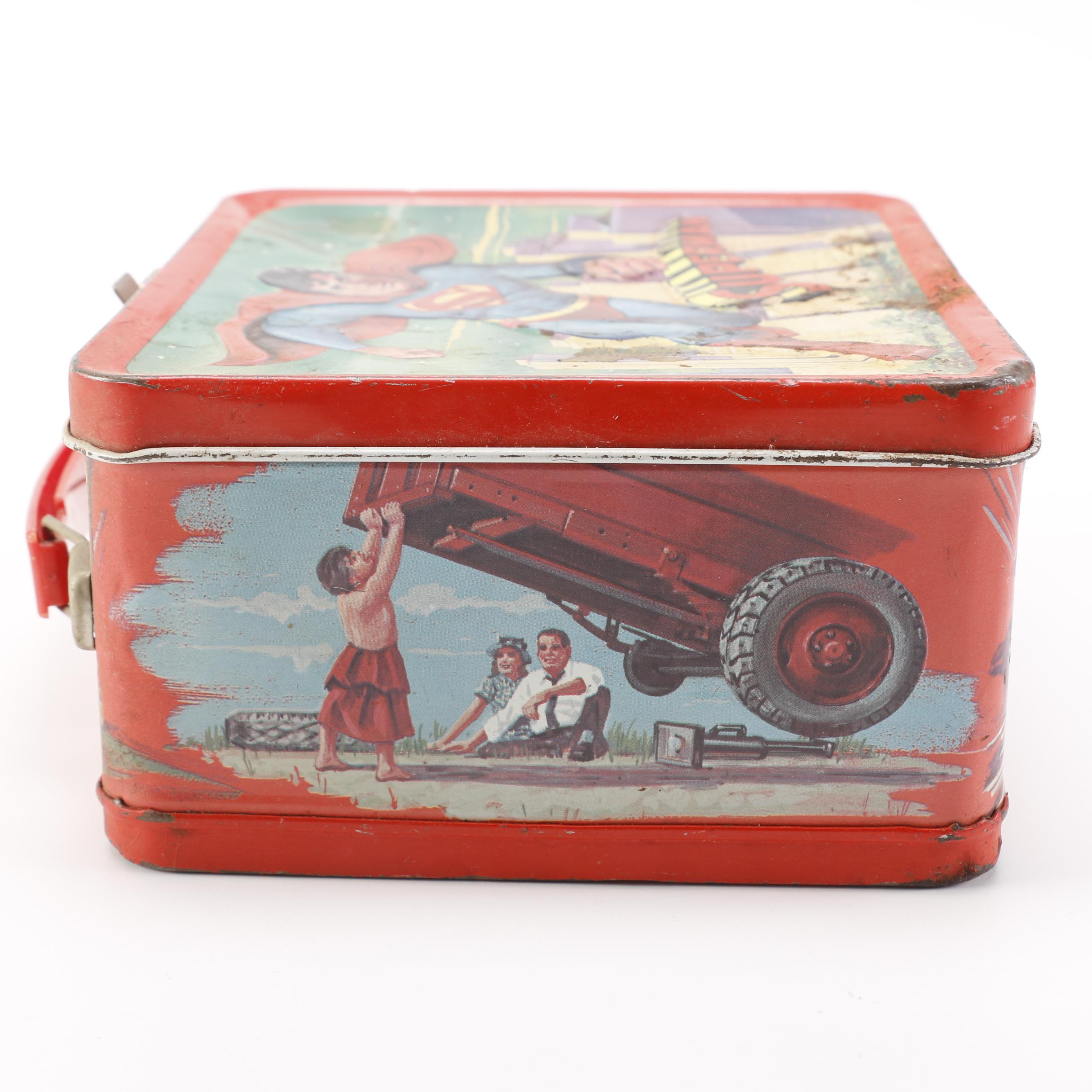 Vintage Superman Metal Lunchbox