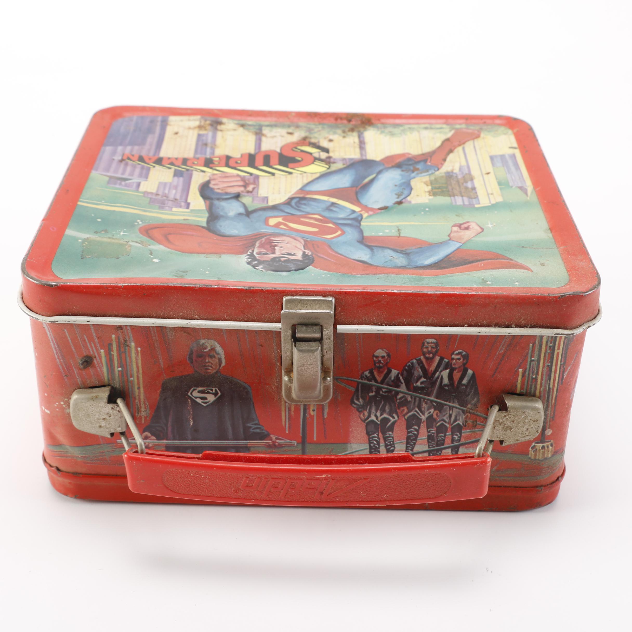 Vintage Superman Metal Lunchbox