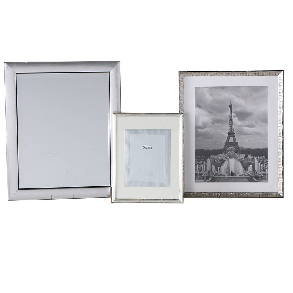 Silver Tone Frame and Mirror