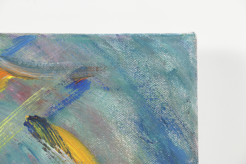 Husidio John Tempest Abstract Oil Painting Canvas "Urban Lights"