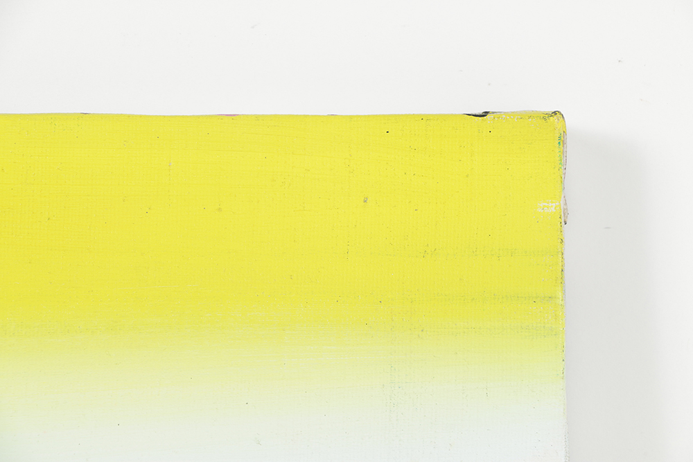 Henry Kallem Oil Painting on Canvas Double-Sided Abstraction