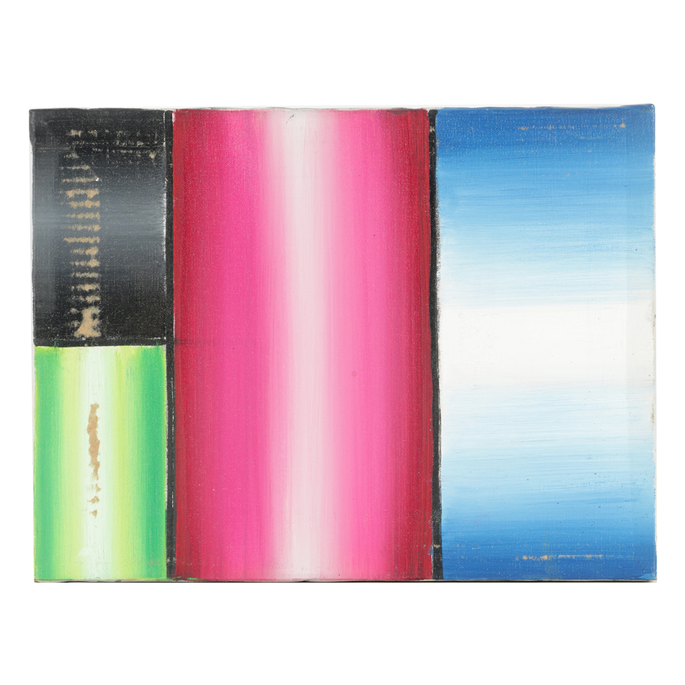 Henry Kallem Oil Painting on Canvas Double-Sided Abstraction