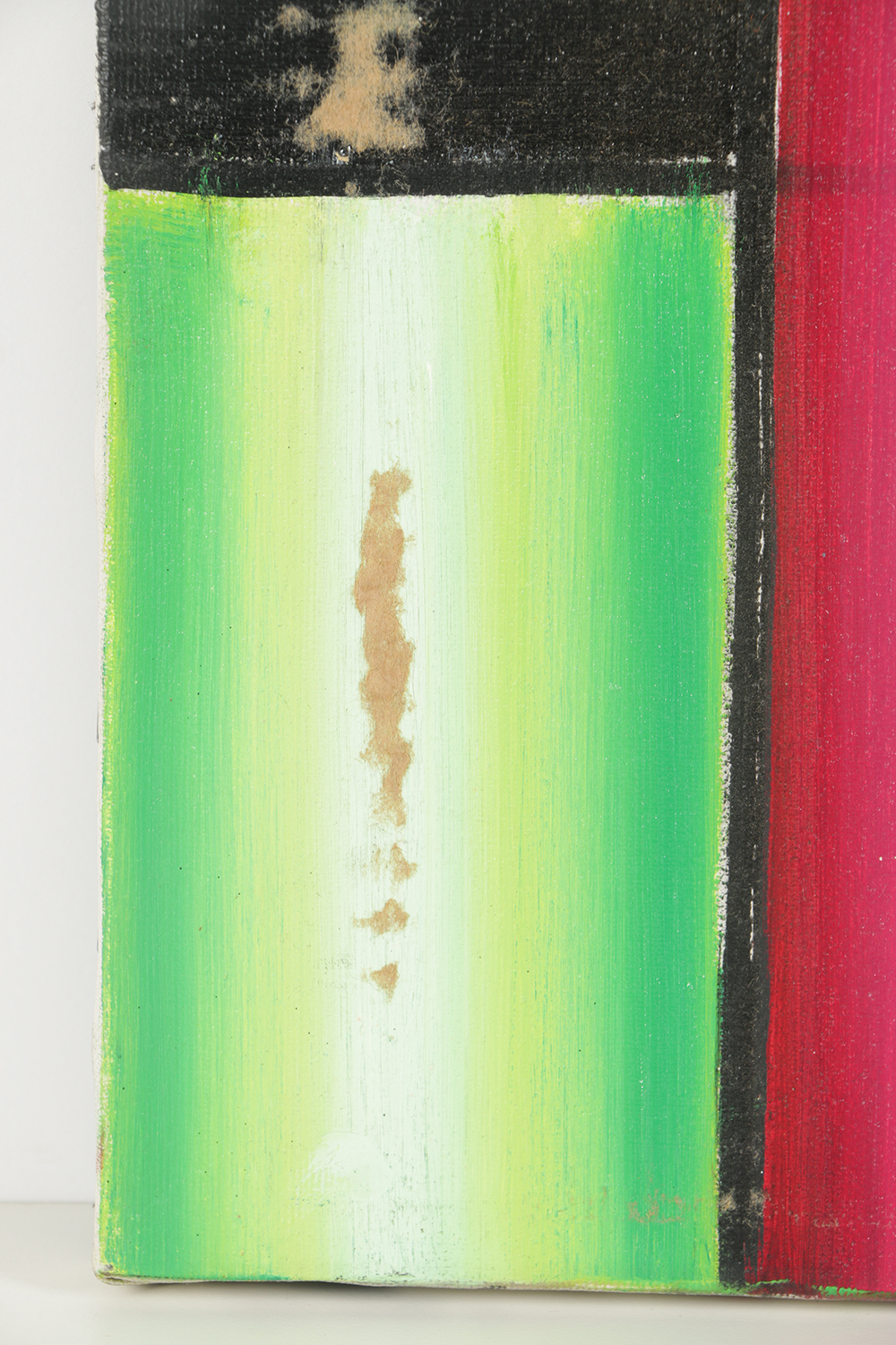 Henry Kallem Oil Painting on Canvas Double-Sided Abstraction