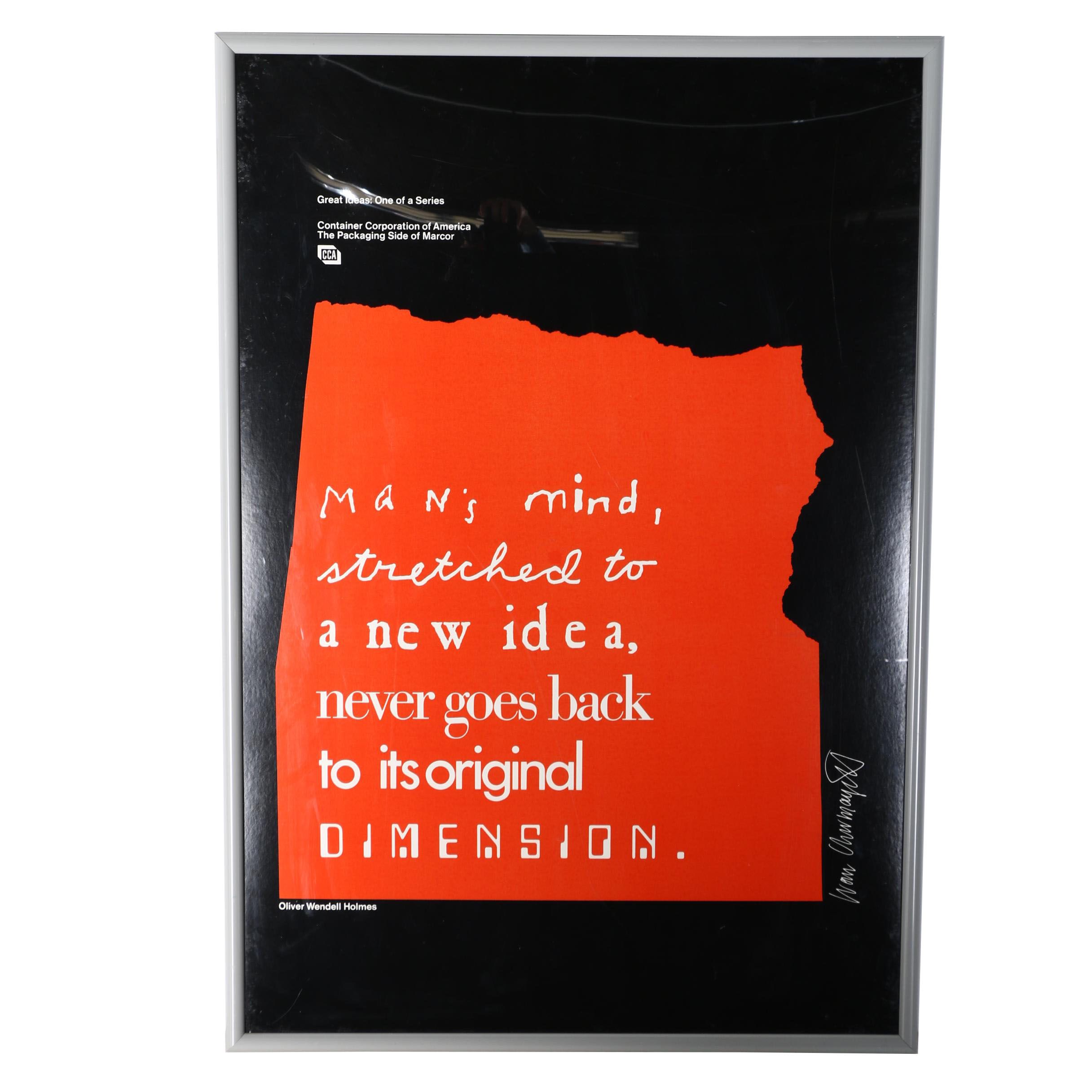 Ivan Chermayeff "Great Ideas" Series Lithograph