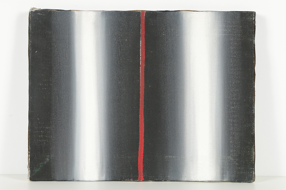 Henry Kallem Oil Painting on Canvas Double-Sided Abstraction