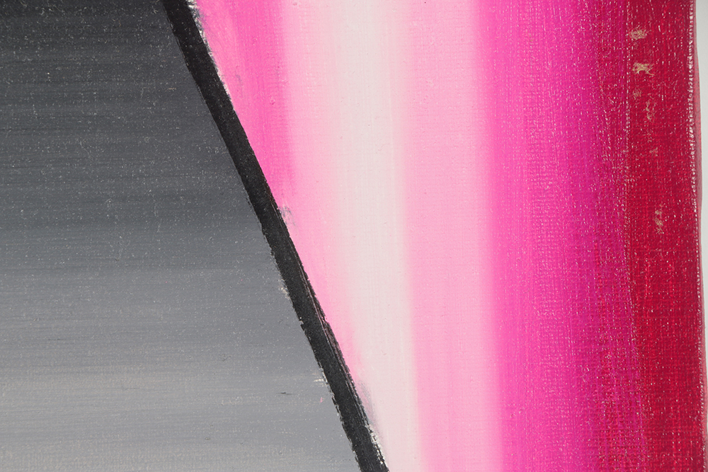 Henry Kallem Oil Painting on Canvas Double-Sided Abstraction