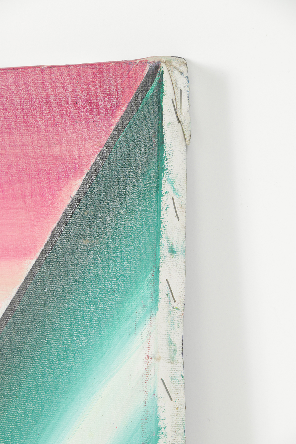 Henry Kallem Oil Painting on Canvas Double-Sided Abstraction