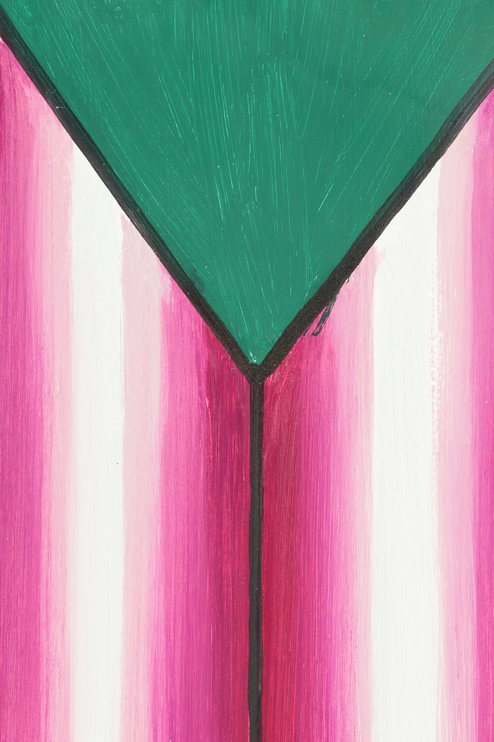 Henry Kallem Oil Painting on Board Abstract Composition "10"