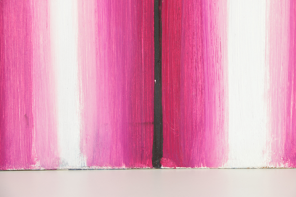 Henry Kallem Oil Painting on Board Abstract Composition "10"