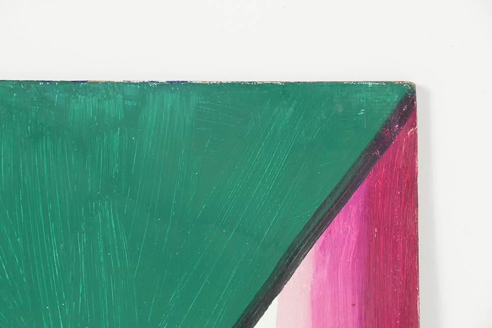 Henry Kallem Oil Painting on Board Abstract Composition "10"