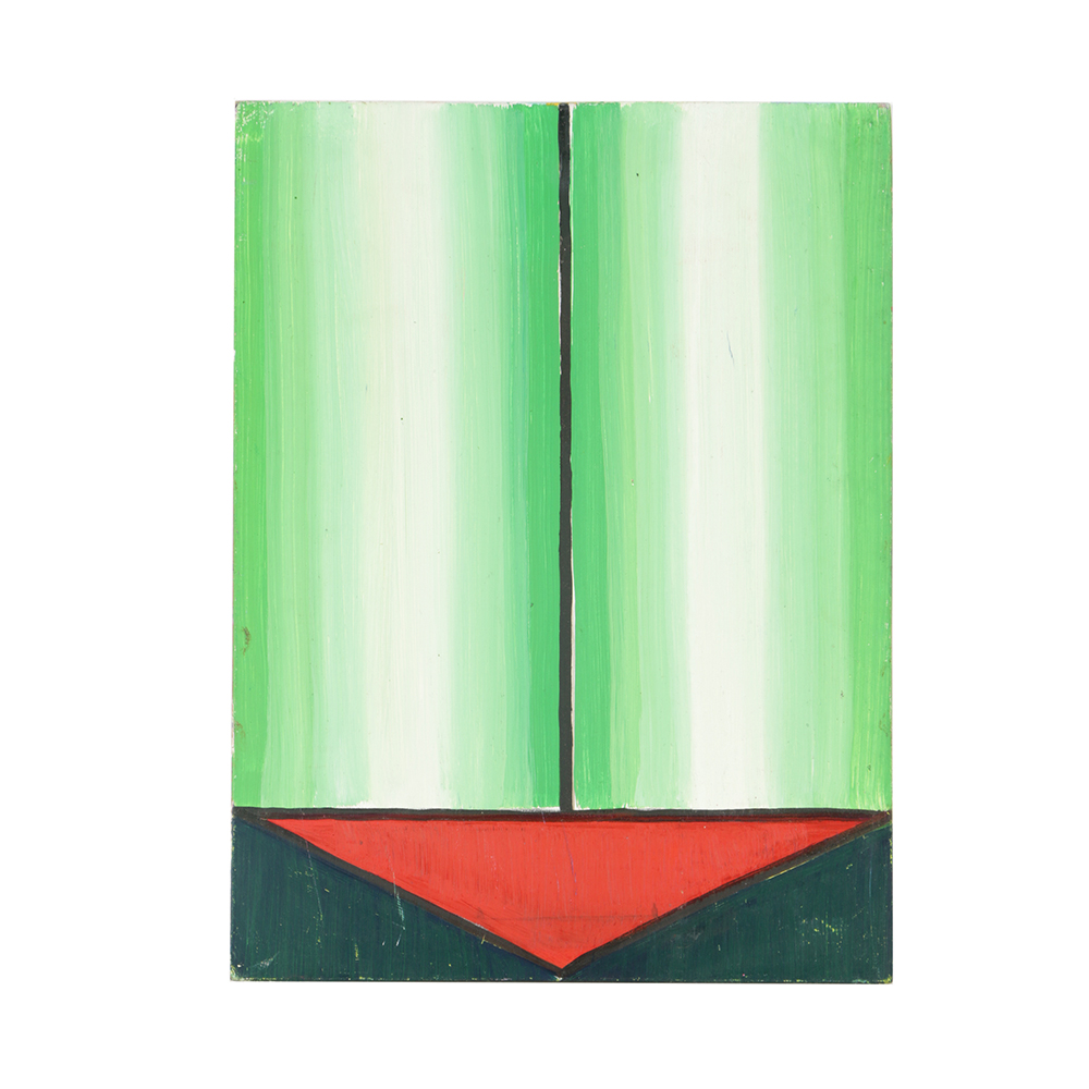 Henry Kallem Oil Painting on Board Abstract Composition "7"