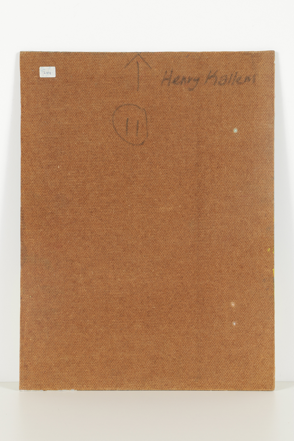 Henry Kallem Oil Painting on Board Abstract Composition "11"