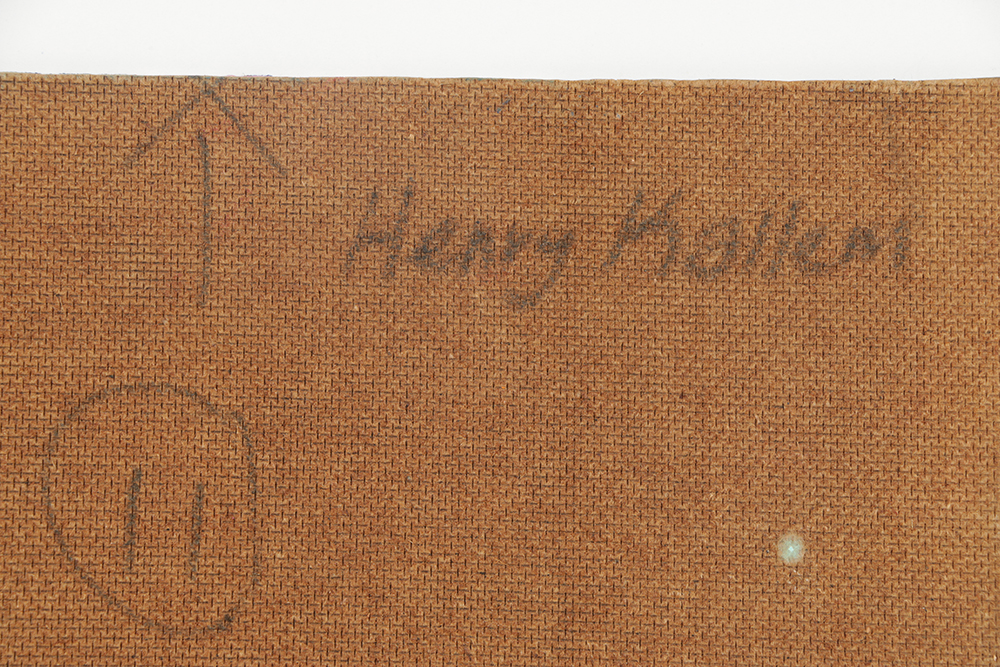 Henry Kallem Oil Painting on Board Abstract Composition "11"