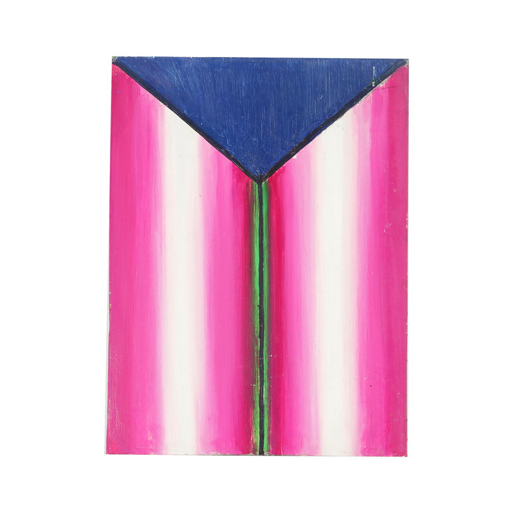 Henry Kallem Oil Painting on Board Abstract Composition "2"