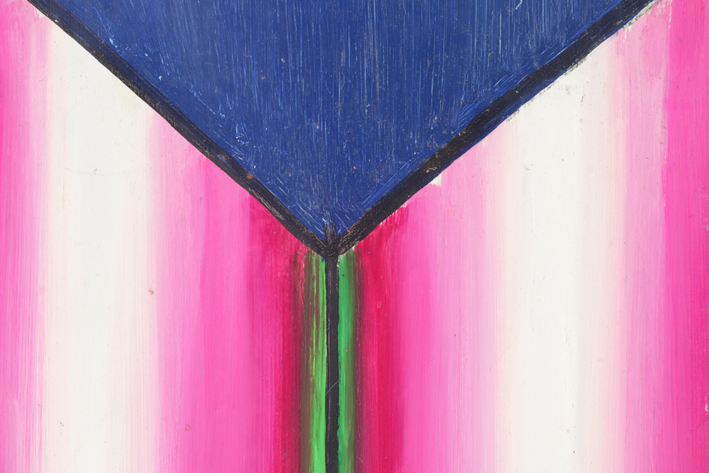 Henry Kallem Oil Painting on Board Abstract Composition "2"