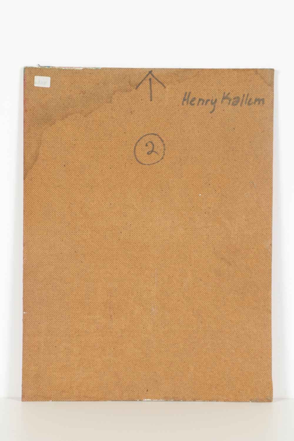 Henry Kallem Oil Painting on Board Abstract Composition "2"