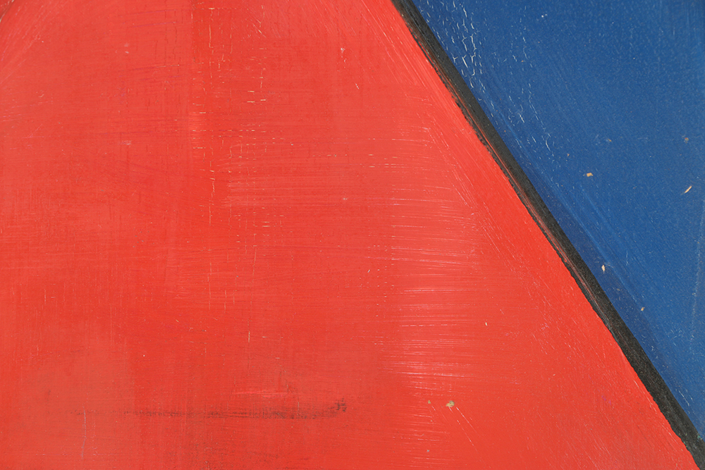 Henry Kallem Oil Painting on Board Abstract Composition "14"