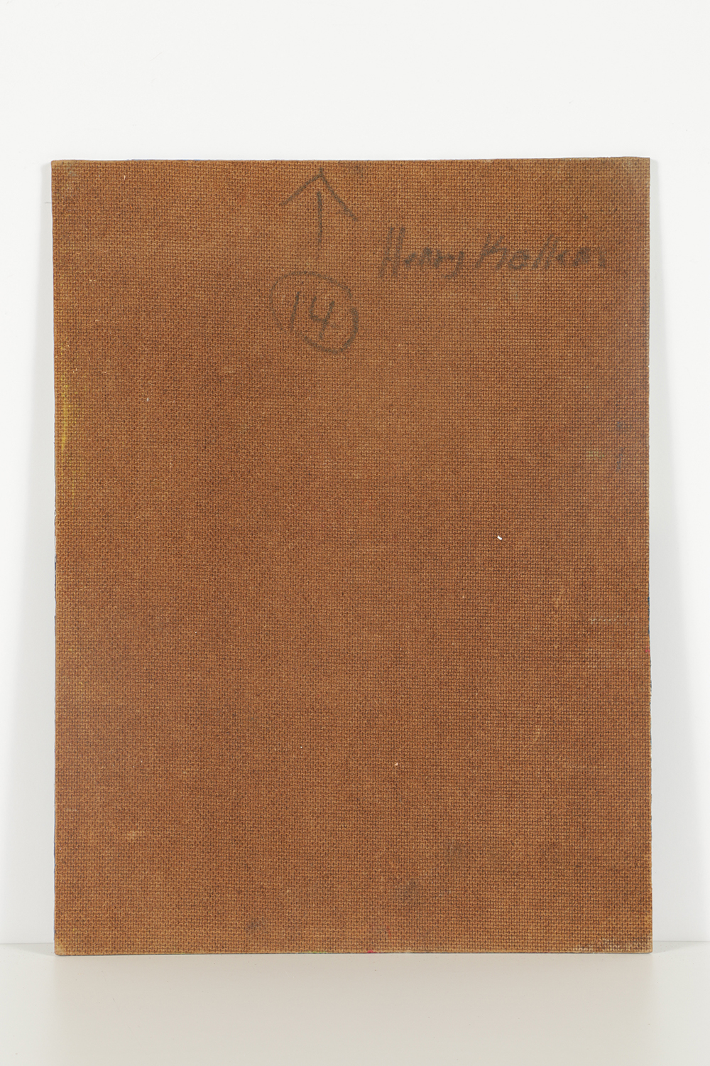 Henry Kallem Oil Painting on Board Abstract Composition "14"