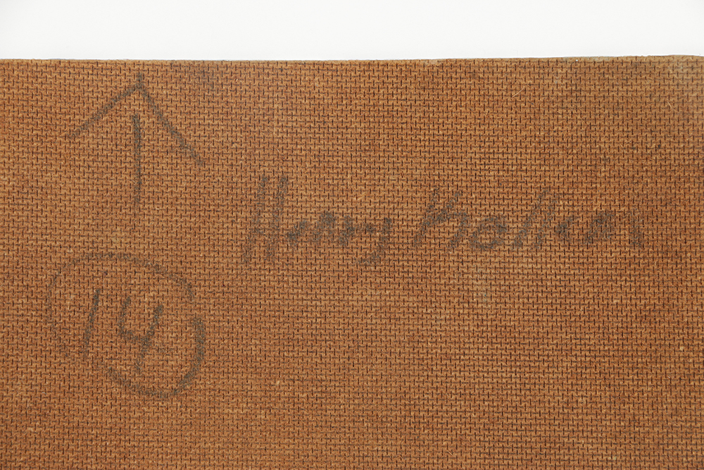 Henry Kallem Oil Painting on Board Abstract Composition "14"