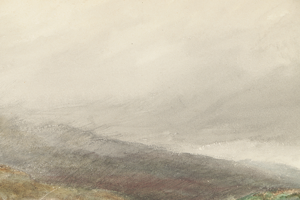 David Farquharson Watercolor Painting on Paper of Landscape