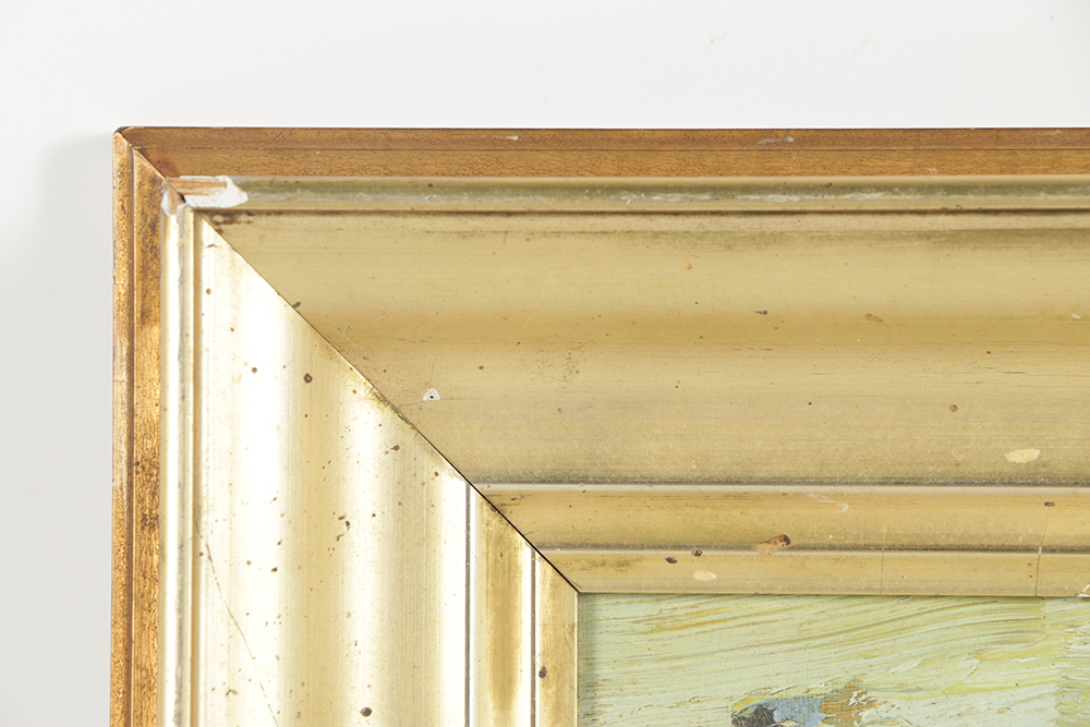 Oil Painting on Canvas Board "Uzerche France"