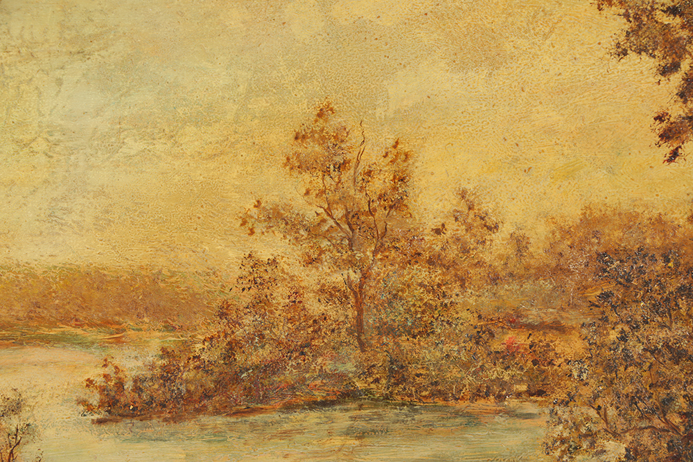 Eden Blakelock Oil Painting on Board of Tonalist Landscape