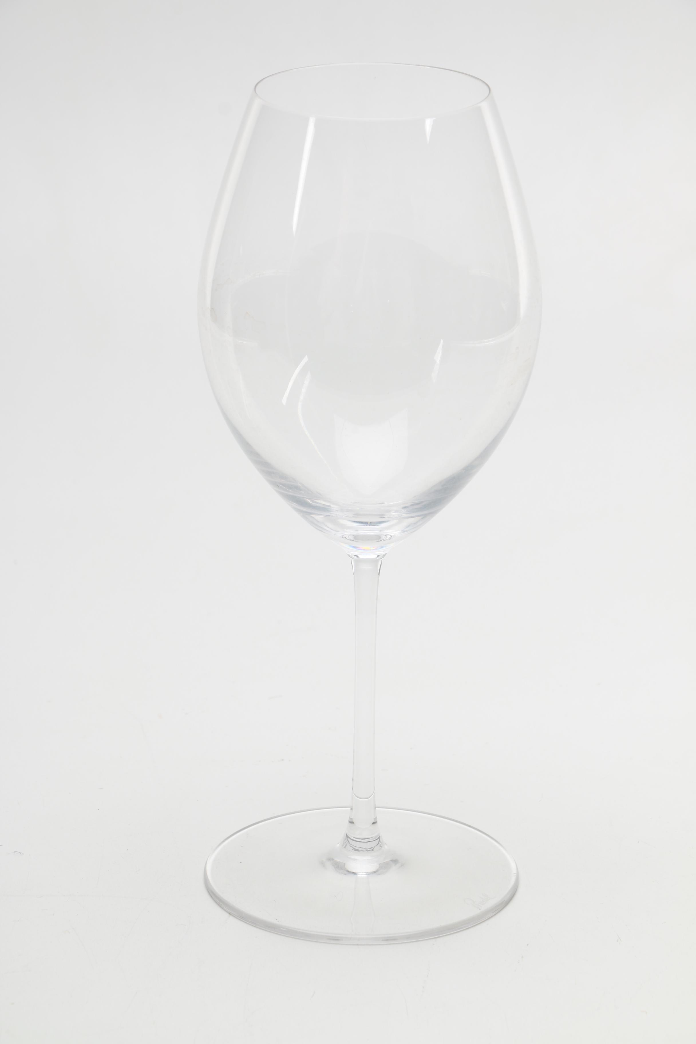 Set of Lead Crystal Riedel Wine Glasses