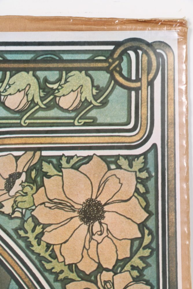 After Alphonse Mucha "The Times of the Day" Offset Lithographs