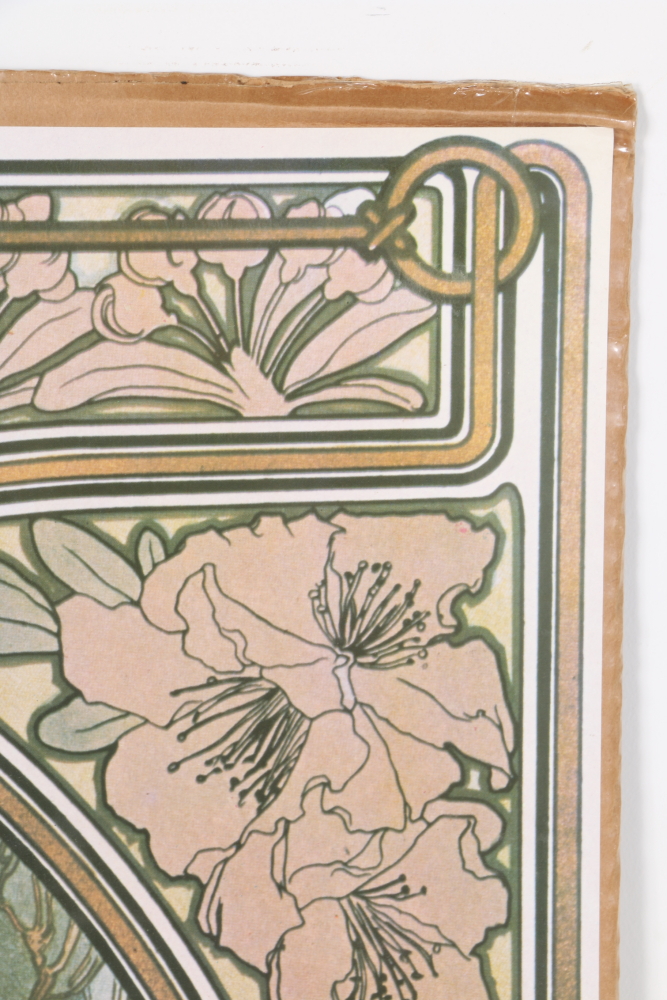 After Alphonse Mucha "The Times of the Day" Offset Lithographs