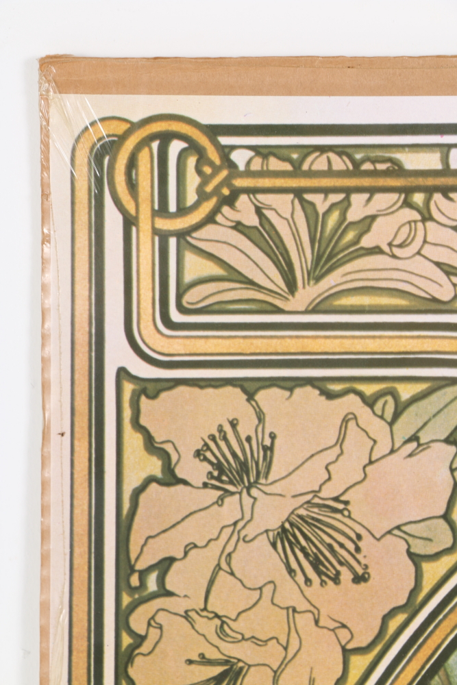 After Alphonse Mucha "The Times of the Day" Offset Lithographs