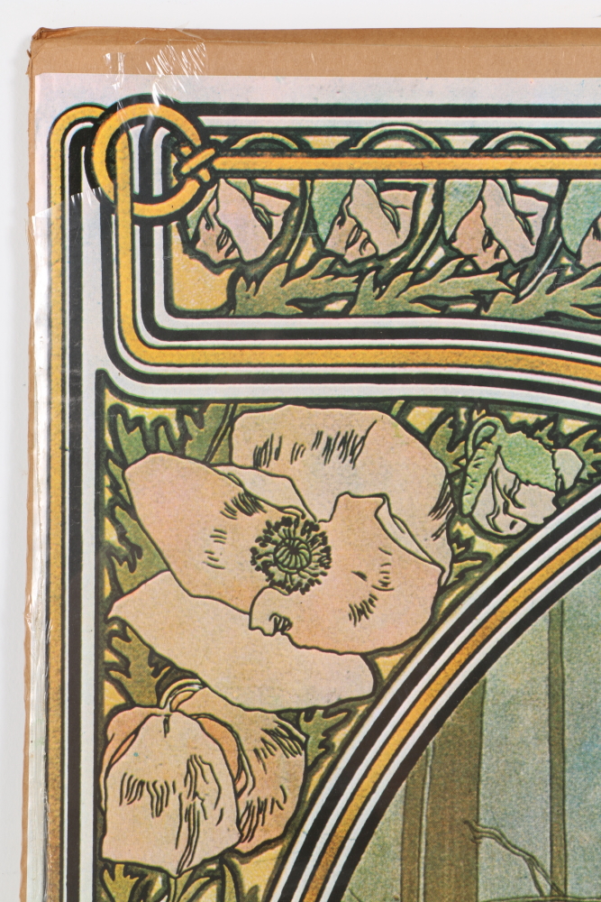 After Alphonse Mucha "The Times of the Day" Offset Lithographs