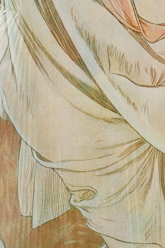 After Alphonse Mucha "The Times of the Day" Offset Lithographs