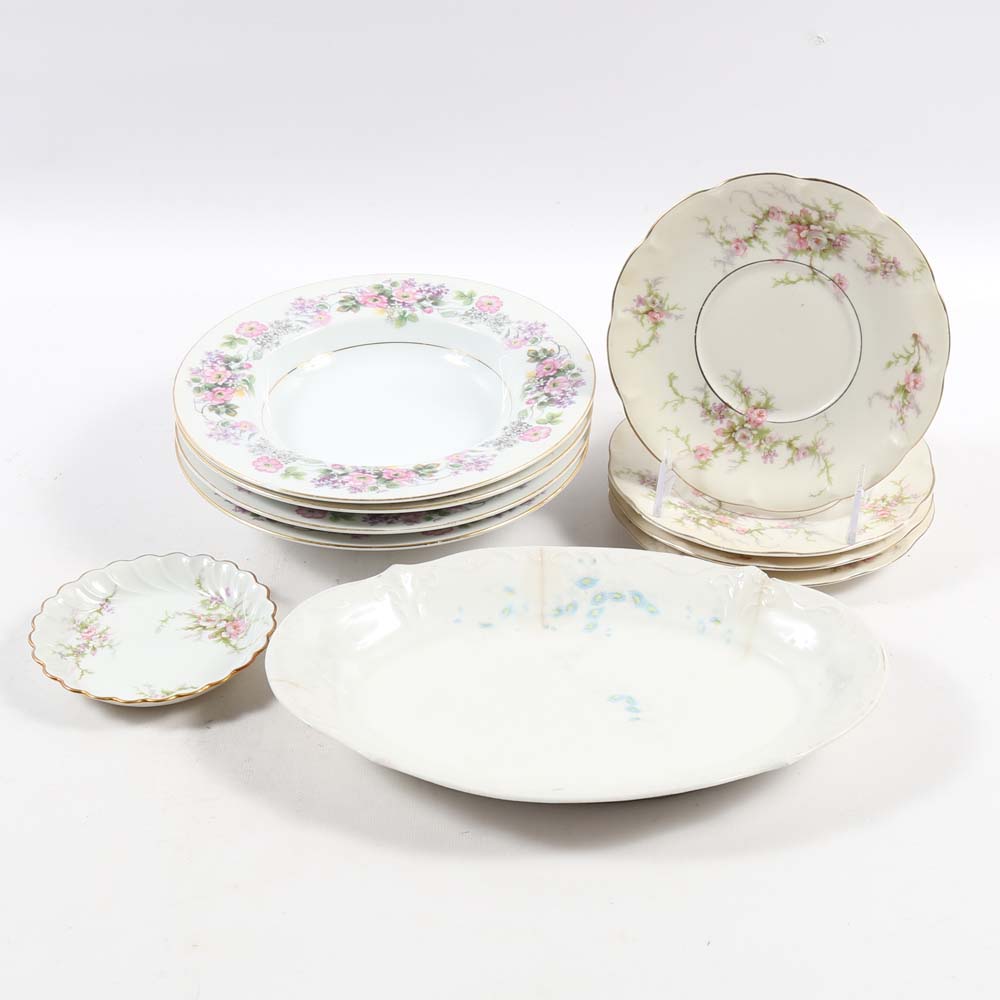 Floral China Including Limoges